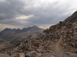 The trail up to Mather Pass